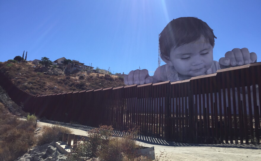 A Look At The Artistic Protest Inspired By Trump's Wall Prototypes